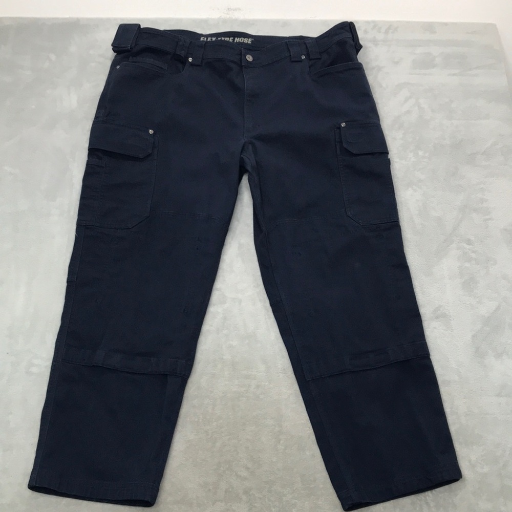 Duluth Trading Co Men's Flex Fire Hose Men's Carpenter Pants Size 44 Navy